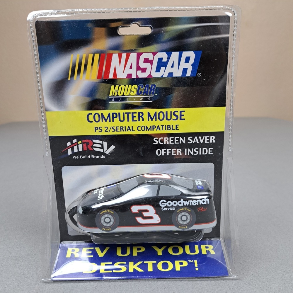 Vintage Dale Earnhardt Computer Mouse NASCAR GM Goodwrench Racing New Sealed '99